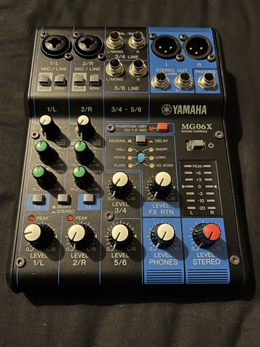 Yamaha mg06x channel audio - yamaha, 6-channel