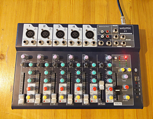 Weymic channel live mixer - weymic, f7