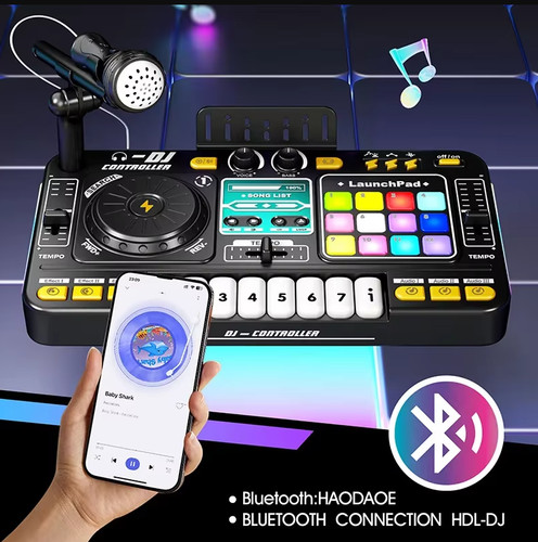 Kids simulation mixer - kids, dj