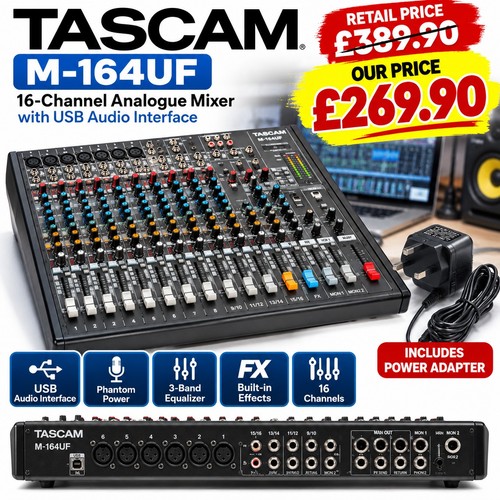 Tascam 164uf channel usb - m-164uf,