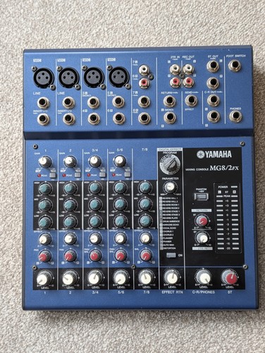 Yamaha mg8 2fx channel audio - channel,
