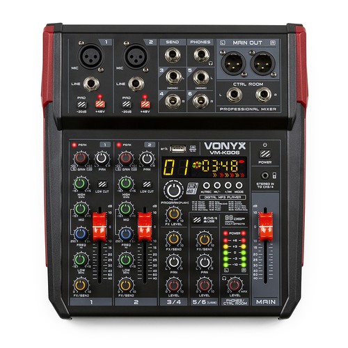 Vonyx kg06 channel pa - vonyx, 6-channel