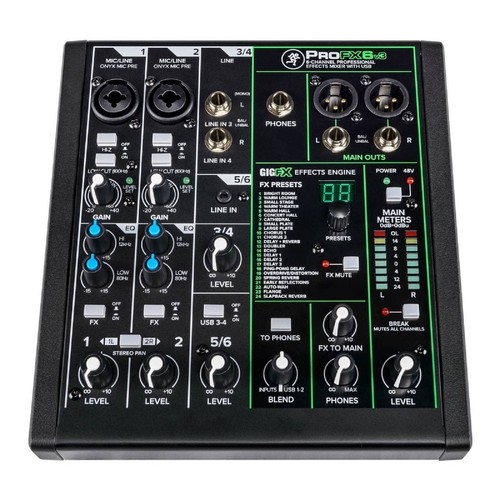 Mackie profx6v3 channel - profx6v3, 6