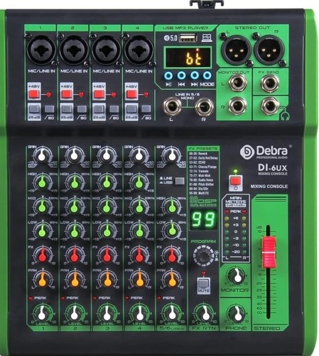 Channel audio mixer 4ux - di-4ux, |