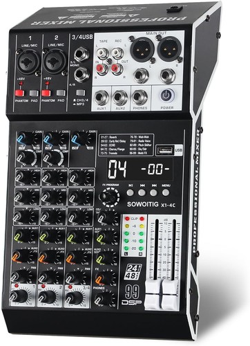 Channel audio mixer usb - audio,