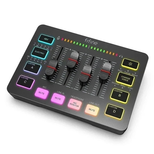 Fifine gaming audio mixer with - gaming,