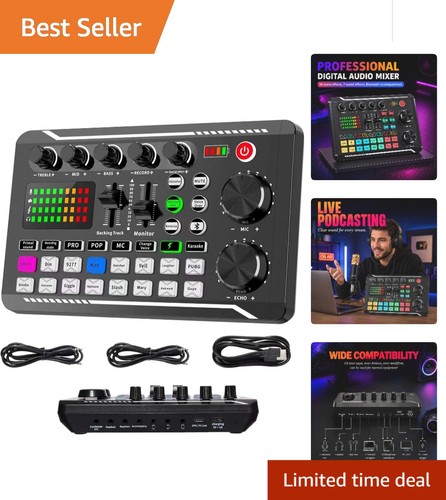 Channel audio mixer with dj - mixer,